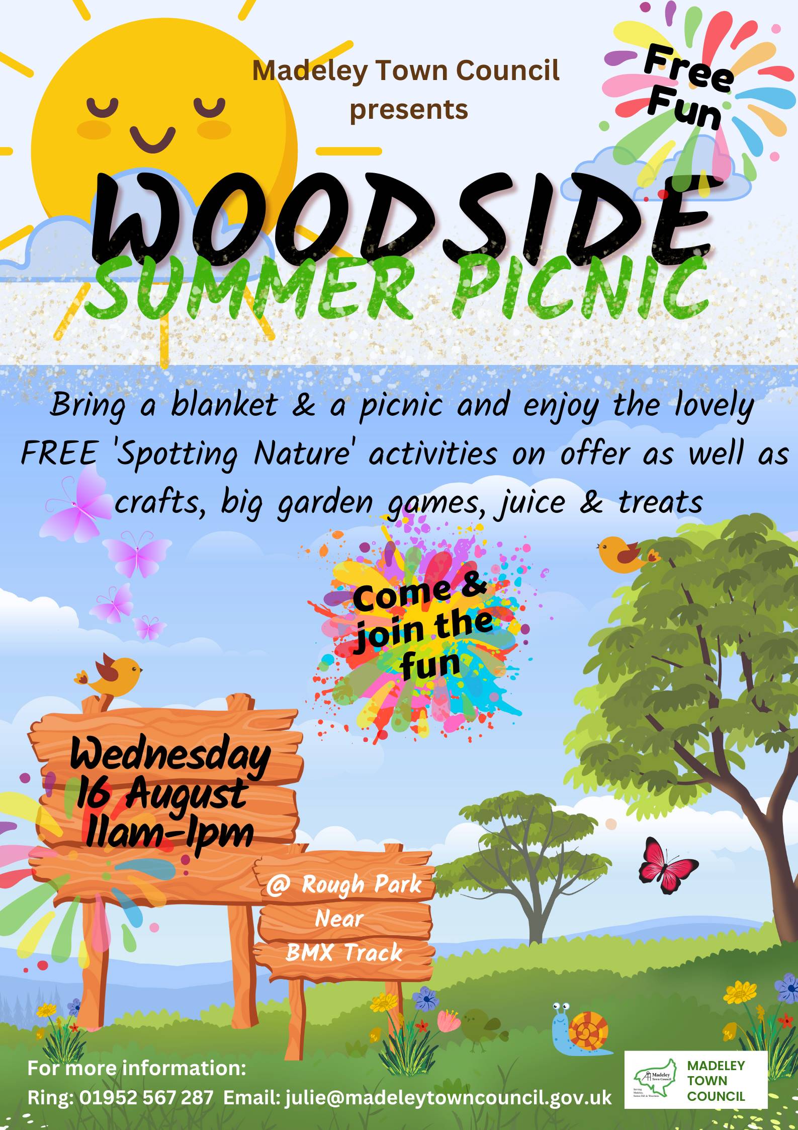 Woodside Summer Picnic Madeley Town Council